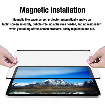 Paper Magnetic Like Screen Protector for Ipad 9 8 7 6 5 9th Generation 10 Ipad Pro 11 12.9 10.5 9.7 Air 5 4 13 2024 Mini 6 Film