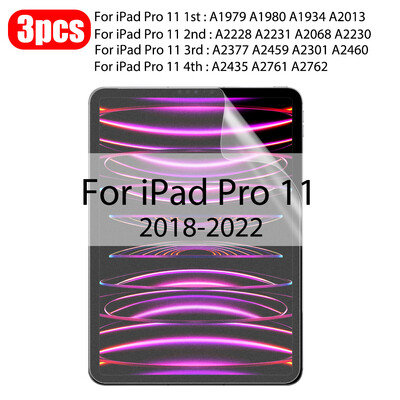 Προστατευτικό οθόνης χαρτιού 3 τεμ. Feel Like Screen Protector για ipad Air 11 Pro 13 2024 10th 9th Generation 8 7 6 Air 5 4 Pro 11 12.9 10.5 No Glass