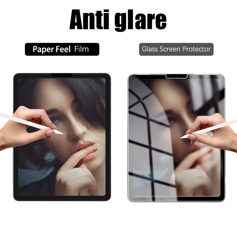 Προστατευτικό οθόνης χαρτιού 3 τεμ. Feel Like Screen Protector για ipad Air 11 Pro 13 2024 10th 9th Generation 8 7 6 Air 5 4 Pro 11 12.9 10.5 No Glass