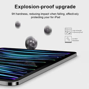 Tempered Glass For Apple iPad Pro 11 12.9 9 10th Generation Air 5 4 3 Mini 6 10.5 7 8 9th 10.2 Screen Protector Film Accessories