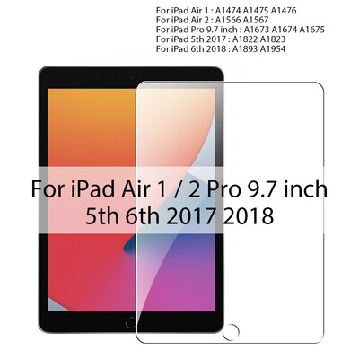 Tempered Glass For Apple iPad Pro 11 12.9 9 10th Generation Air 5 4 3 Mini 6 10.5 7 8 9th 10.2 Screen Protector Film Accessories