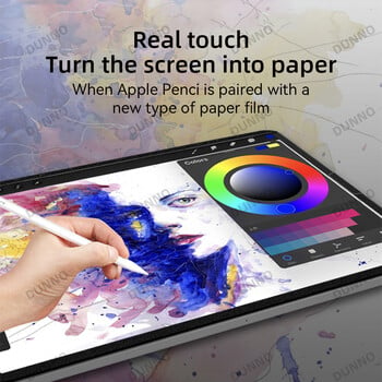 Προστατευτικό φιλμ οθόνης Paper Feel για iPad Air 11in 2024 Pro 11/12.9 Air 4 5 10/9/8/7th Generation Removable Magnetic Attraction