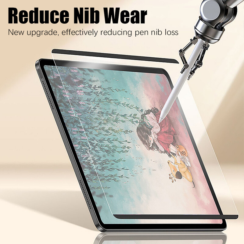 Kaip popierinė plėvelė, skirta „Ipad Pro“ 13 11 2024 12,9 10 9 10 9 kartos 10,2 ekrano apsauga „Ipad Air“ 5 4 2 3 Mini 6 Magnetic