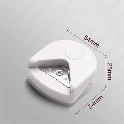 1vnt R4 kampinis apvalus popieriaus pjaustytuvas Popieriaus kampo krašto pjovimo apskritimo formos kirpimo popierius Nuotraukos kortelės apskritimai kampų pjaustytuvas