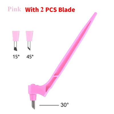 Scrapbooking pjovimo įrankis Popieriaus pjaustytuvas Scrapbooking pjaustytuvas Amatų pjovimo įrankiai Popieriaus peilio rašiklis su 360 laipsnių besisukančiu peiliuku