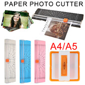 A4/A5 popieriaus pjaustymo giljotininis popieriaus pjaustytuvas su ištraukiama liniuote nuotraukų kirpimo mašinoms Scrapbook lengvas pjovimo kilimėlis