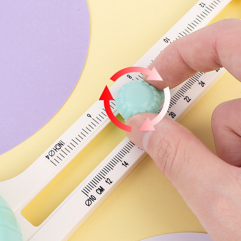 Apvalaus popieriaus pjaustytuvo lanko padėtis popieriumi pjaustomas peilis Reguliuojamas apskritimo dydis Brėžinys Apvalus peilis Apvalus popieriaus pjaustymo mašina