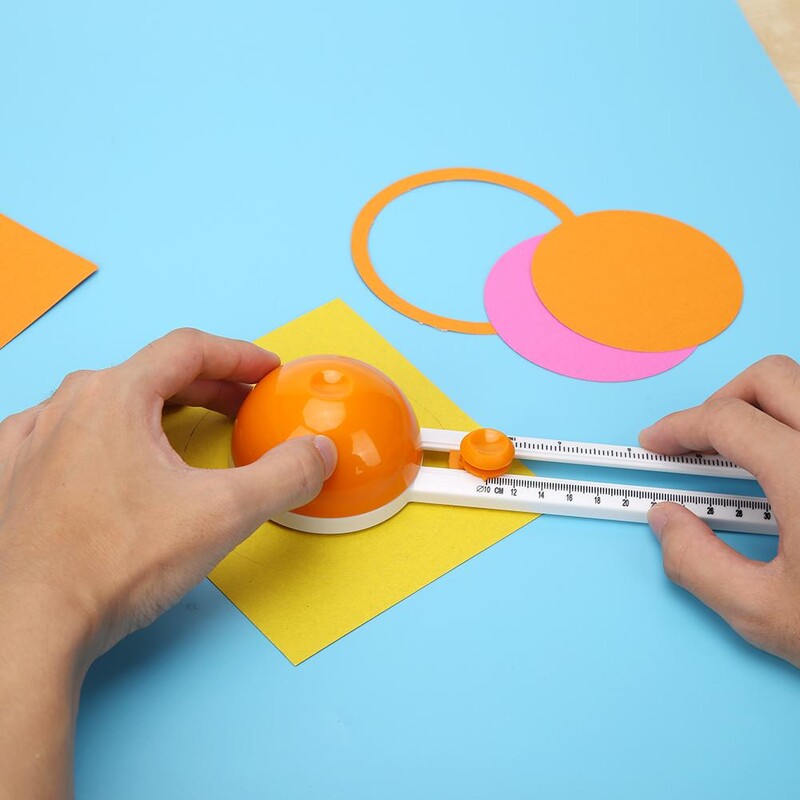 Apvalus pjovimo peilis Popierius Nuotraukų kirpimo mašinėlės kratinys Kompasas Apvalus pjaustytuvas Scrapbooking Kortelės Pjaustyklės Paprastas popieriaus pjaustymo peilis
