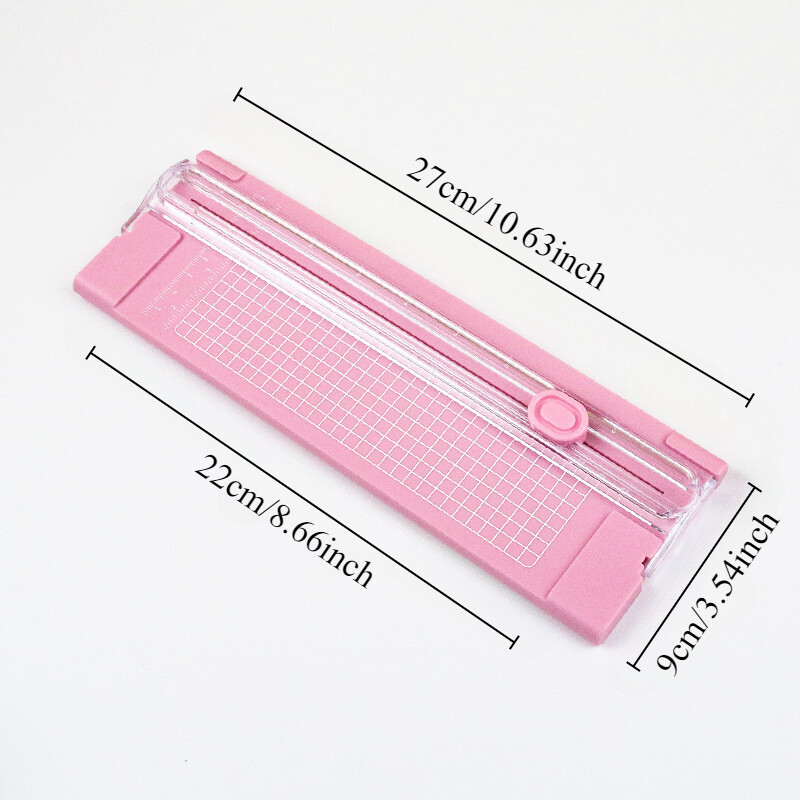 1PC Nešiojamas mini dvipusis A4 popieriaus pjaustytuvas rankiniu būdu pjaustomas nuotraukų kortelių aparatas biuro popieriaus pjaustytuvo vadovas artefaktai