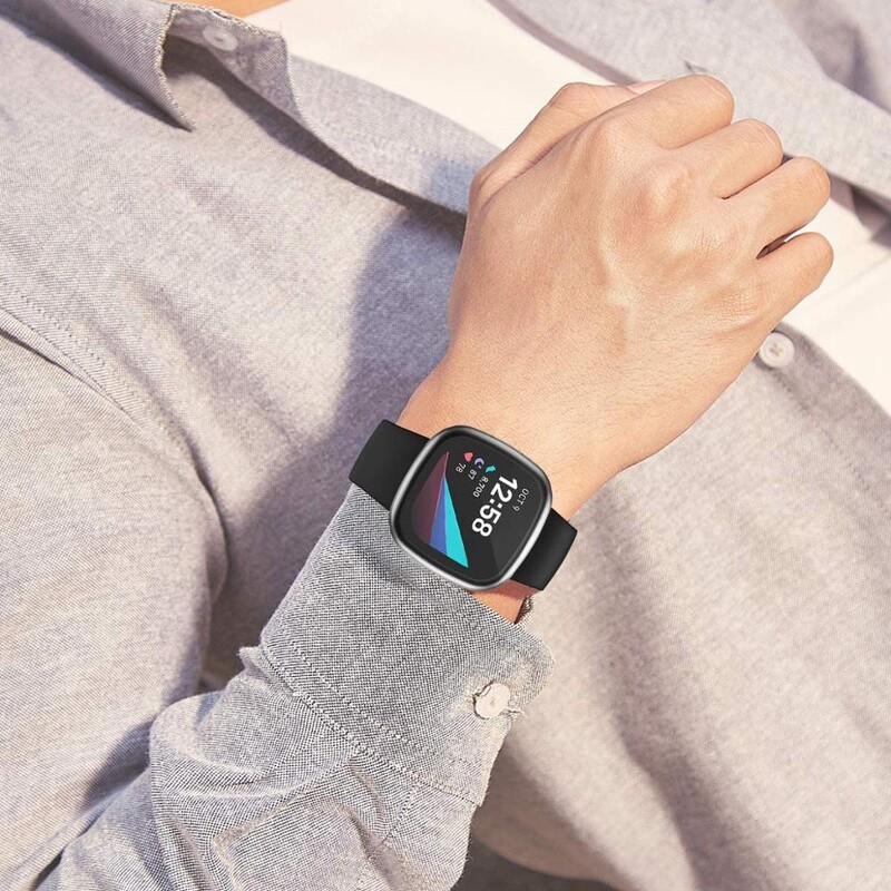 Torbica za Fitbit Versa 2 Zaštitna navlaka za branik Zaštita zaslona za Fitbit Versa2 Fleksibilna mekana torbica protiv ogrebotina Dodaci