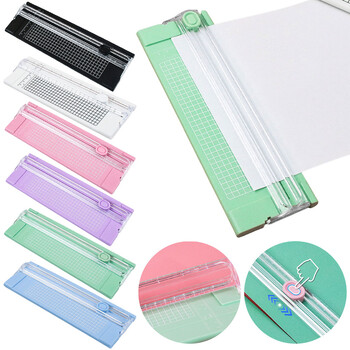 Scrapbook Trimmer A4 Precision Paper Photo Cutters Guillotine Μηχάνημα κοπής λευκώματος λευκώματος με συρόμενο χάρακα Αναλώσιμα γραφείου