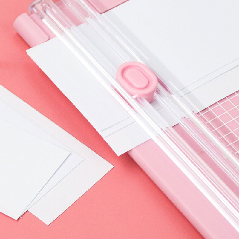 Iškarpų albumo žoliapjovė A4 Precizinio popieriaus nuotraukų pjaustytuvai Giljotininiai iškarpų pjaustymo kilimėliai su ištraukiama liniuote Biuro reikmenys