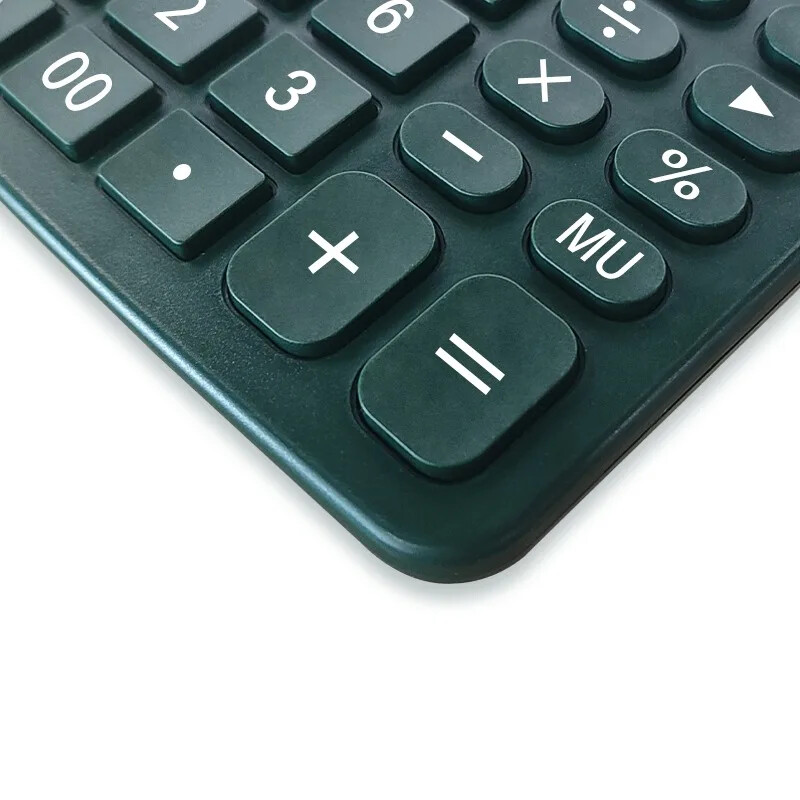 Kalkulator s velikim LCD zaslonom s 12 znamenki, kalkulator standardne funkcije s dvostrukim napajanjem na solarno i baterijsko napajanje za kućni osnovni stolni ured