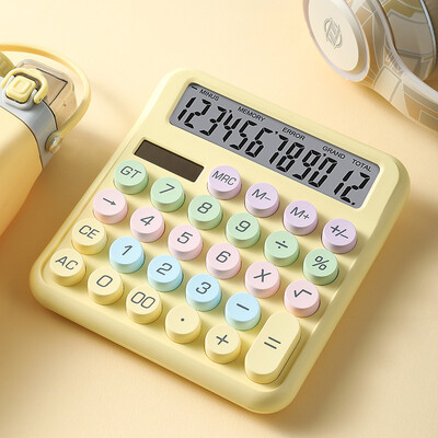 Mehanička tipkovnica dopaminskog kalkulatora Veliki zaslon Mehanička točkasta tipkovnica Povratak u školski pribor Studenti/Financije