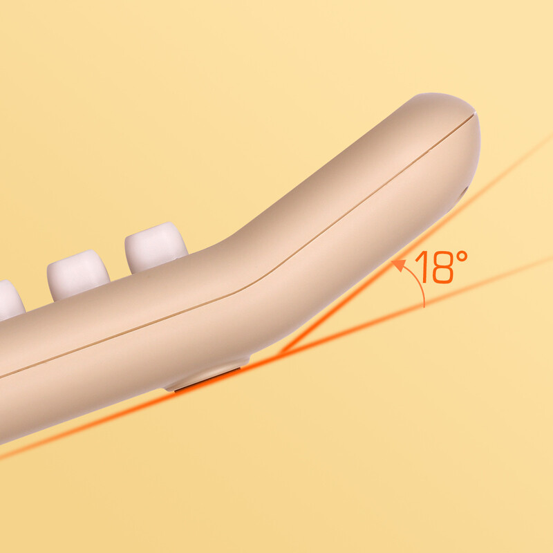 Aukštos spalvos mažo kvadratinio cukraus skaičiuoklė Paprasta vienspalvė mechaninė klaviatūra Kompiuterių studentams mielas elektroninis skaičiuotuvas