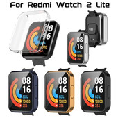 TPU мек калъф за Redmi Watch 2 Lite Протектор на екрана Full Cover Прозрачен калъф за Xiaomi Redmi Watch2 Lite аксесоари