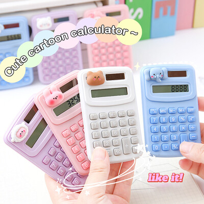 Φορητό Mini Cute Calculator Cartoon Digit Calculator Students Σχολικά προμήθειες γραφείου Χαρτικά