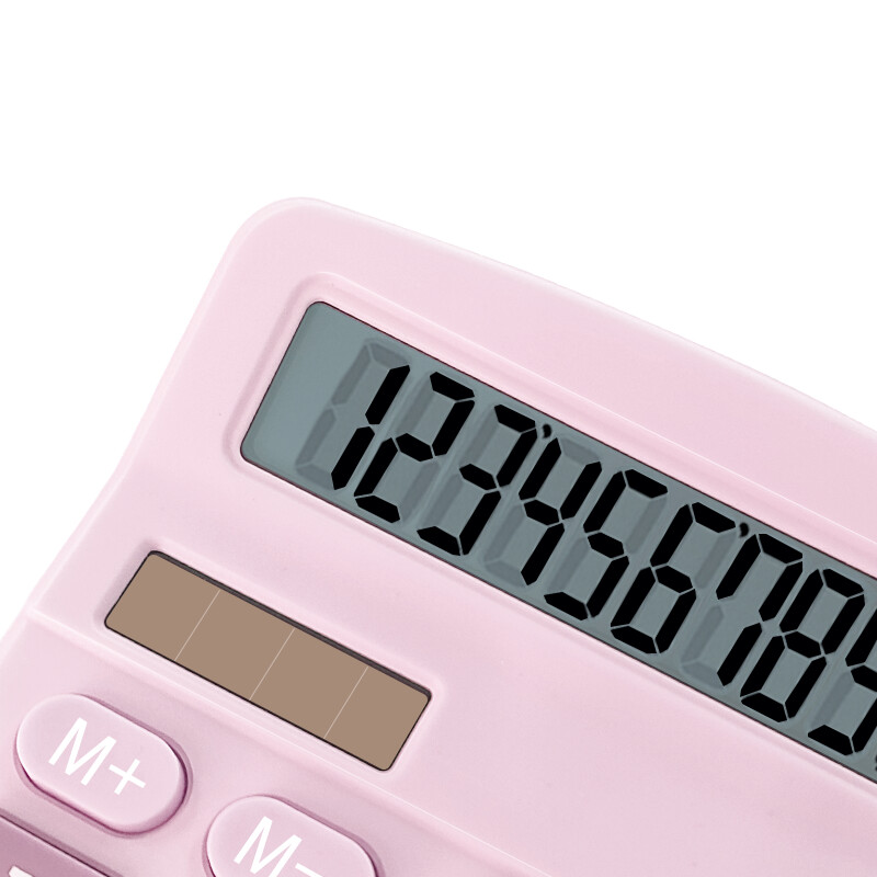 12 skaitmenų didelio skystųjų kristalų ekrano skaičiuotuvas standartinių funkcijų skaičiuotuvas su saulės energija ir baterija dviguba galia, skirta namų pagrindiniam staliniam biurui