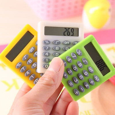 Boutique Stationery Small Square Calculator Personalized Mini Candy Color School and Office Electronics Creative Calculator