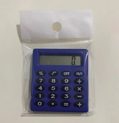 Boutique konfekcija Mali kvadratni kalkulator Personalizirani mali kreativni kalkulator za školu i uredsku elektroniku u boji slatkiša