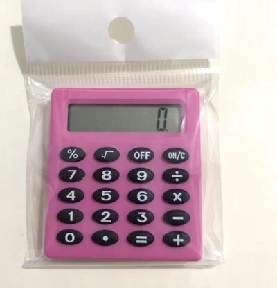 Boutique konfekcija Mali kvadratni kalkulator Personalizirani mali kreativni kalkulator za školu i uredsku elektroniku u boji slatkiša