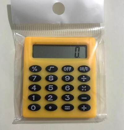 Boutique konfekcija Mali kvadratni kalkulator Personalizirani mali kreativni kalkulator za školu i uredsku elektroniku u boji slatkiša