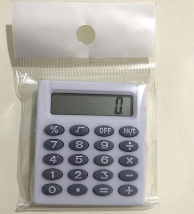 Boutique konfekcija Mali kvadratni kalkulator Personalizirani mali kreativni kalkulator za školu i uredsku elektroniku u boji slatkiša