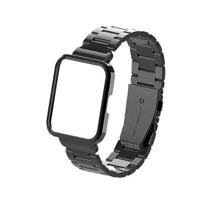 За часовник POCO Протектор за каишка за часовник Неръждаема стомана Магнитна примка Гривни + капак За часовник POCO Метална лента за китка Shell frame