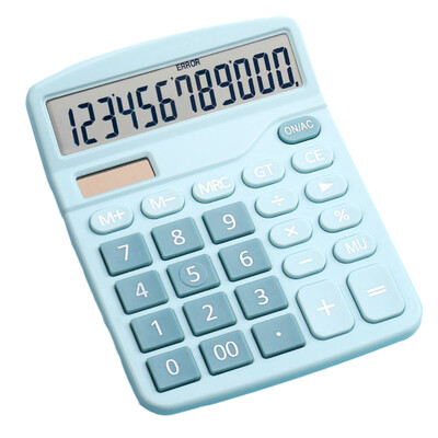 1KOM Solarni znanstveni kalkulator Stolni financijski uredski računalni kalkulatori Uredski kalkulatori s velikim zaslonom Slatki kalkulator