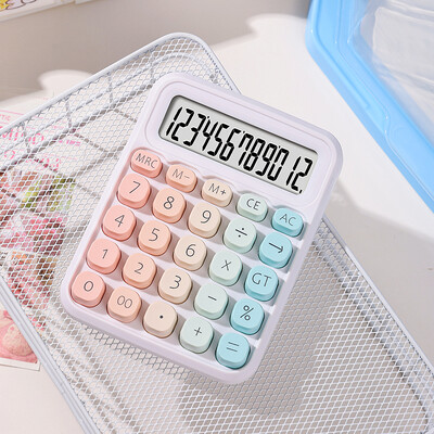 Kalkulator s dvostrukim napajanjem, 12 znamenki, elektronički kalkulator, kućni, uredski, školski, financijski, računovodstveni alati