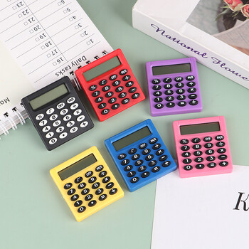 1 PC Mini Candy Color Pocket Calculator 8 ψηφίων Creative Square Portable Calculator Σχολική Γραφική ύλη