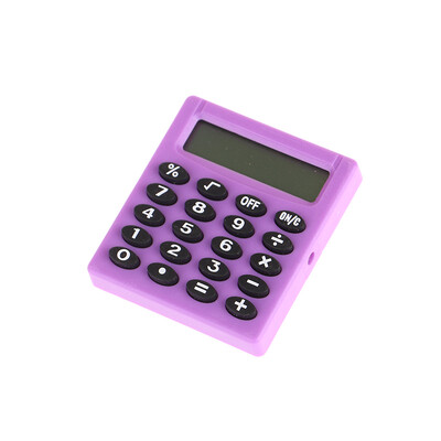 1PC Mini džepni kalkulator slatke boje 8 znamenki Kreativni četvrtasti prijenosni kalkulator Školski uredski pribor