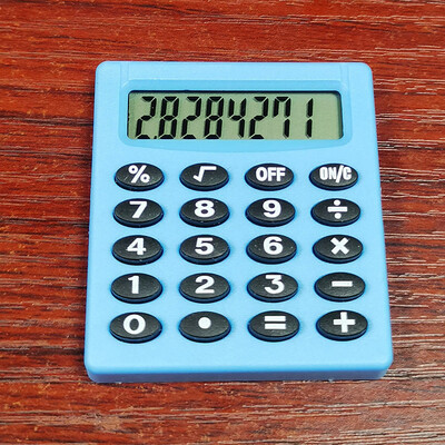 1PC Mini džepni kalkulator slatke boje 8 znamenki Kreativni četvrtasti prijenosni kalkulator Školski uredski pribor