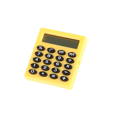 1PC Mini džepni kalkulator slatke boje 8 znamenki Kreativni četvrtasti prijenosni kalkulator Školski uredski pribor