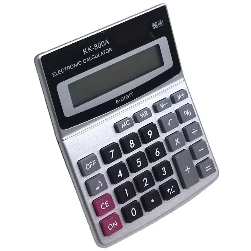 8-znamenkasta solarna baterija s dvostrukim napajanjem, veliki zaslon, uredski stolni kalkulator, školski pribor, pribor za studente/financije