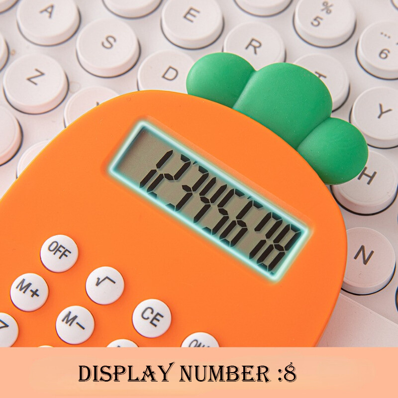 Claws rotkvica jagoda Kalkulator Mini verzija Pomoćni prijenosni kalkulator za učenje Povratak u školu pribor Studenti/Financije