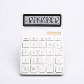 Соларен калкулатор с двойно захранване, 12 цифри, електронен калкулатор, домашни, офисни, училищни, финансови, счетоводни инструменти