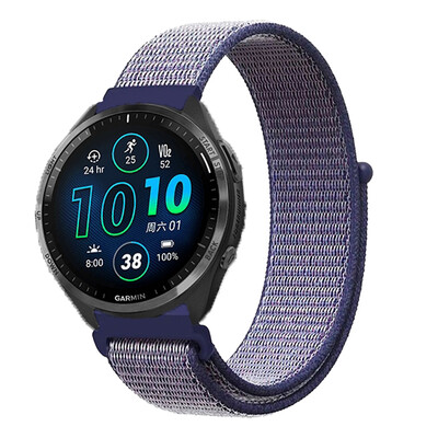 20 22 mm nailonist kellarihm Garmin Vivoactive 3 4 5/Venu 2 Plus/Venu 3/Forerunner 265 965 745 645 255 muusikakonksu aasa rihm