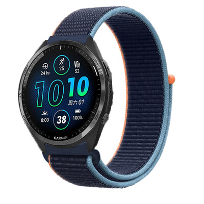 20 22 mm nailonist kellarihm Garmin Vivoactive 3 4 5/Venu 2 Plus/Venu 3/Forerunner 265 965 745 645 255 muusikakonksu aasa rihm