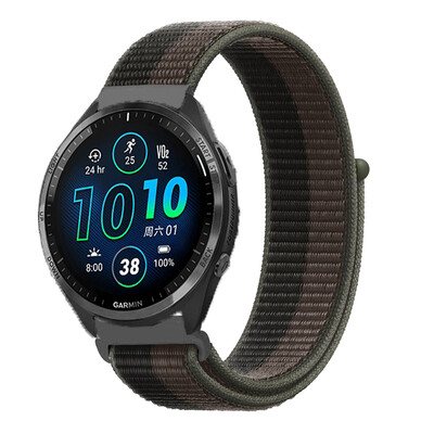 20 22 mm nailonist kellarihm Garmin Vivoactive 3 4 5/Venu 2 Plus/Venu 3/Forerunner 265 965 745 645 255 muusikakonksu aasa rihm