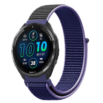 20 22 mm nailonist kellarihm Garmin Vivoactive 3 4 5/Venu 2 Plus/Venu 3/Forerunner 265 965 745 645 255 muusikakonksu aasa rihm