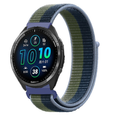 20 22 mm nailonist kellarihm Garmin Vivoactive 3 4 5/Venu 2 Plus/Venu 3/Forerunner 265 965 745 645 255 muusikakonksu aasa rihm