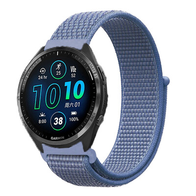 20 22 mm nailonist kellarihm Garmin Vivoactive 3 4 5/Venu 2 Plus/Venu 3/Forerunner 265 965 745 645 255 muusikakonksu aasa rihm