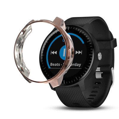 Garmin Vivoactive 3 ekraanikaitseümbrise kate Kvaliteetne TPU kaitseraam Garmin Vivoactive3 kella kate
