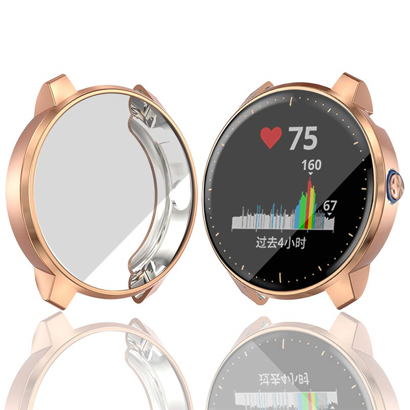 Garmin Vivoactive 3 ekraanikaitseümbrise kate Kvaliteetne TPU kaitseraam Garmin Vivoactive3 kella kate