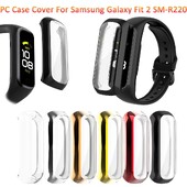 Аксесоар Smart Wristband Hard Shell PC Защитен калъф Капак Протектор на екрана за Samsung Galaxy Fit 2 SM-R220