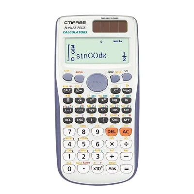 Αριθμομηχανή για 991ES-PLUS Original Scientific Calculator 417 Λειτουργίες για μαθητές γυμνασίου Μπαταρία κέρματος γραφείου