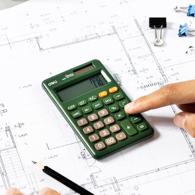 Mini prijenosni kalkulator s 12 znamenki s velikim LCD zaslonom i osjetljivom tipkom Standardni funkcionalni kalkulator za ured kod kuće u školi