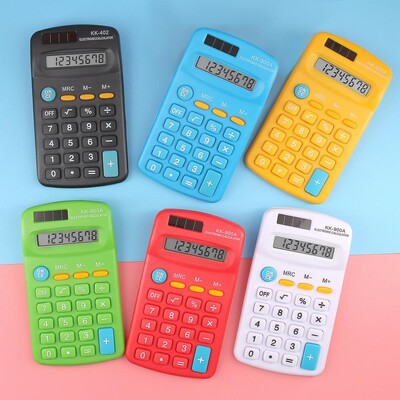 Džepni kalkulator Poslovni 8-znamenkasti LED veliki zaslon s velikim gumbom Mini kalkulator Studentski kalkulator calculadoras bonitas