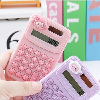 Cartoon Cute Calculator Fashion Mini Portable Μικρή Αριθμομηχανή Φορητός Υπολογιστής γραφείου για μαθητές Δημοτικού